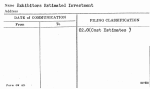 Exhibitors Estimated Investment