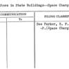 Exhibitors in State Buildings--Space Charges