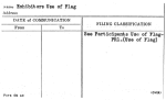 Exhibitors Use of Flag