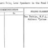 Exhibitors Using Loud Speakers in the Food Building