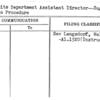 Exhibits Department Assistant Director--Suggestions as to Procedure