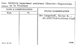 Exhibits Department Assistant Director--Suggestions as to Procedure