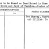 Exhibits to be Moved or Demolished in Home Furnishings, Food South and Hall of Fashion--Status of