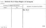 Exhibit Plot Plans-Temple of Religion