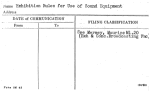 Exhibition Rules for Use of Sound Equipment