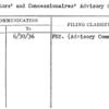 Exhibitors' and Concessionaires' Advisory Committees