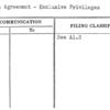 Exhibit Agreement - Exclusive Privileges