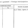 Exhibit Agreement - Foreign Participation