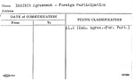 Exhibit Agreement - Foreign Participation