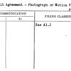 Exhibit Agreement - Photograph or Motion Picture Privileges