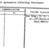 Exhibit Agreements Affecting Purchases
