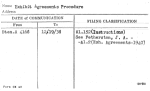 Exhibit Agreements Procedure