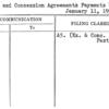 Exhibit and Concession Agreements Payments Past Due January 11, 1939