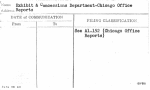 Exhibit & Concessions Department-Chicago Office Reports