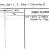 Exselsen, Carl L.V. (Mrs.) (President)