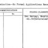 Extermination--No Formal Applications Received