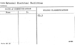External Electrical Facilities