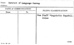 Extract of Language Survey