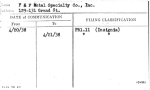 F & F Metal Specialty Co., Inc.