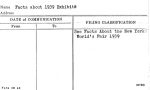 Facts about 1939 Exhibits