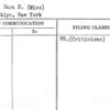 Fahey, Sara H. (Miss)