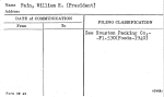 Fain, William H. (President)