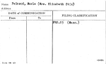 Fainsod, Merle (Mrs. Elizabeth Stix)