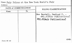Fair Prices at the New York World's Fair