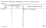 Fair Trucking, Packing, & Storage Corporation
