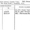 Fairchild Aerial Camera Corp. (All Branches)
