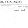 Fairchild, I.D. (Mrs. Marguerite)