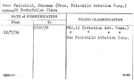 Fairchild, Sherman (Pres. Fairchild Aviation Corp.)