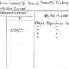 Fairlawn Community Church Women's Society of Radburn