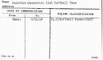 Fairview Democratic Club Softball Team