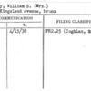 Falvey, William S. (Mrs.)