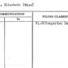 Farago, Elizabeth (Miss)