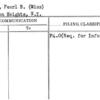 Farber, Pearl B. (Miss)