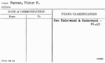 Farrar, Victor F.