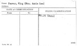 Fauver, King (Mrs. Annie Lee)