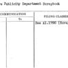 Feature Publicity Department Scrapbook