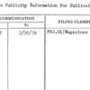 Feature Publicity Information For Publication