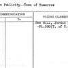 Feature Publicity--Town of Tomorrow