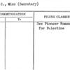 Feber, S., Miss (Secretary)