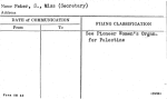 Feber, S., Miss (Secretary)