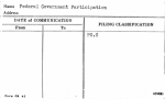 Federal Government Participation