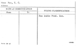 Fee, H.C.