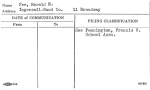 Fee, Harold R.