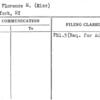 Fehr, Florence M. (Miss)