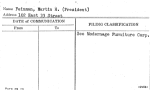 Feinman, Martin H. (President)