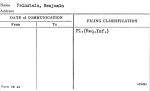 Feinstein, Benjamin